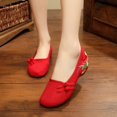 thumbnail image 1 of Bailarinas informales de tela de algodón bordadas para mujer, bailarinas suaves y cómodas de estilo chino Retro para mujer, 1 of 5