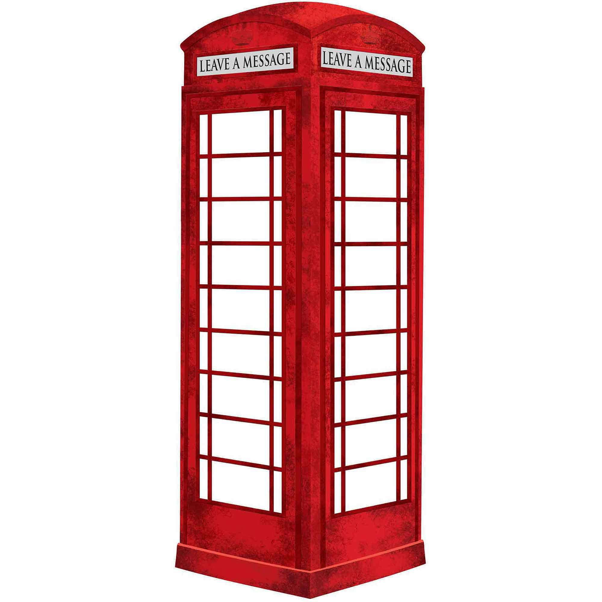 WallPops Dry Erase London Phone Booth Message Board Decal