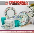 Melamine Dinnerware Set For 416 PcsCamping Dishes Set With Dinner