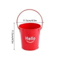 thumbnail image 3 of Creative Iron Ice Bucket for Beverages Chilling and , Stylish Round Design Metal Ice Cube Container for Bars Restaurants Parties Events, Easy to Clean Drink Cooler with Handle, 3 of 4