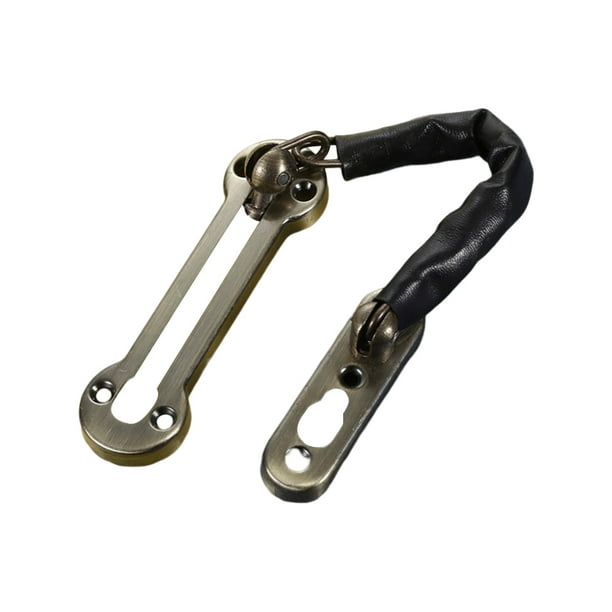 Kenally Cerradura de cadena de puerta, pestillo de seguridad de ventana de acero inoxidable, antideslizante, para el hogar, Hotel, balcón, accesorio de Artesanía Bronce antiguo Kenally TO010328-03B