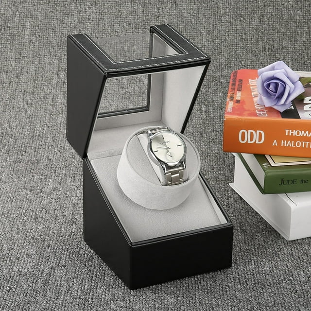 Single Watch Winder Holder Display Storage Automatic Mechanical Watch Box