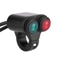 thumbnail image 1 of 22mm Universal Motorcycle Handlebar Switch, Dual Control Button for Headlight Hazard Light Brake Fog Horn, with Indicator Light, 1 of 7