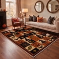 thumbnail image 4 of GENIMO 2'x3' Halloween Doormat, Washable Non Slip Soft Farmhouse Pumpkin Outdoor Door Mat for Front Door Covered Porch Patio Entryway, Burnt Orange, 4 of 6