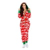 Women Onesies Hooded Pajamas Warm Christmas Pajamas for Adult Stanza Snowman Jumpsuit Overalls