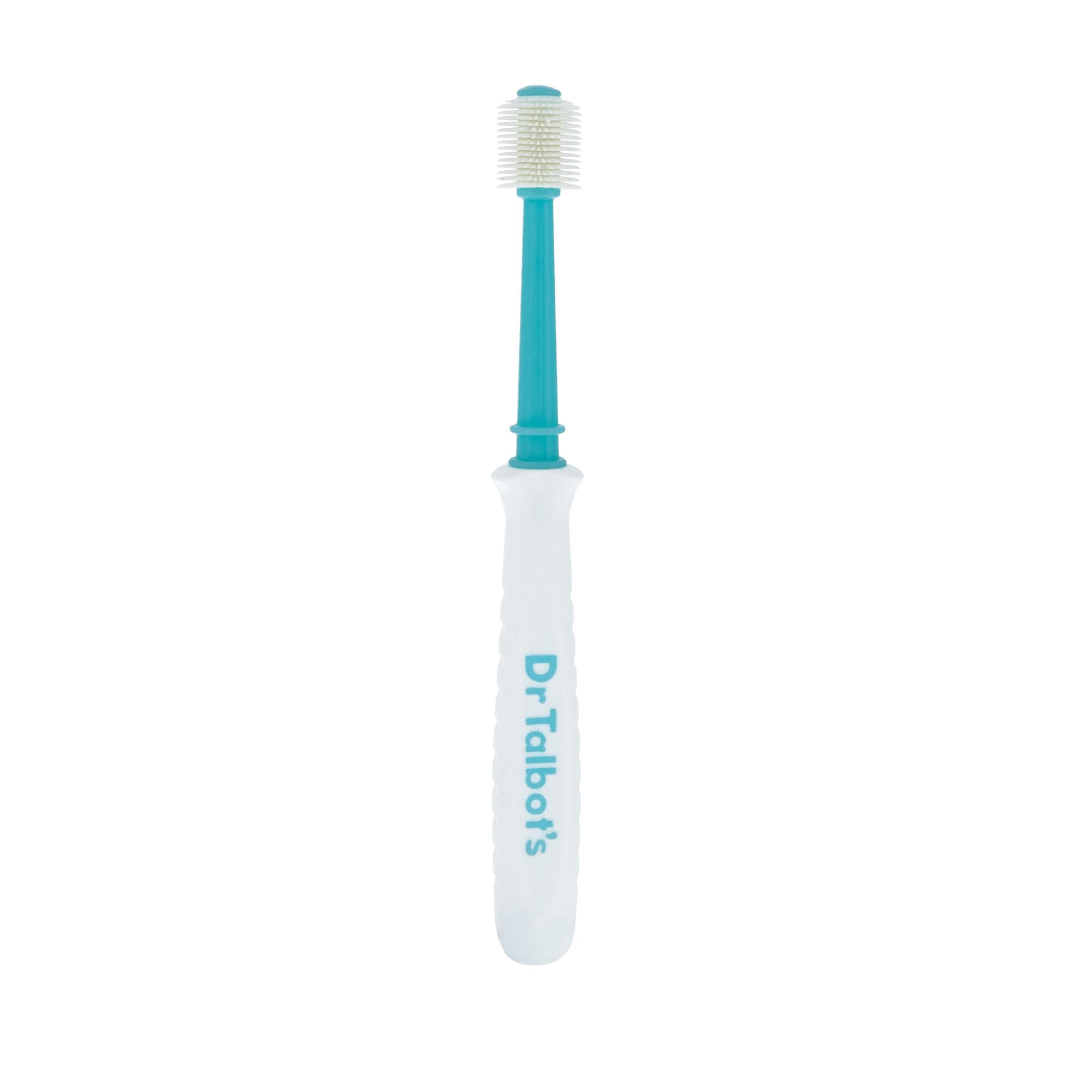 Dr. Talbot's 2pk 360 Baby Toothbrush, Aqua/Yellow