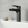 thumbnail image 3 of VIGO Ileana Single Handle Single-Hole Bathroom Faucet in Matte Black, 3 of 8