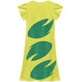 thumbnail image 3 of Hawaiian Princess Dress Costume for Girls Red Leaf Dress Kid Summer Party Wear, 3 of 4