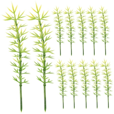 

Weis 100pcs Plastic Model Bamboo Trees Green 1:200