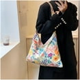 thumbnail image 2 of HLSOHJP Summer Flower Beach Bag Everything Tote Bag Shoulder Bag Vintage Cute Hobo Bags Women Summer Holiday Work Travel Bag, 2 of 7
