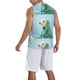 thumbnail image 2 of Sikiie Dog Wrapped in Towel Basketball Jersey Reversible Men's Mesh Athletic Sports Shirts Training Practice S-4XLLarge, 2 of 6