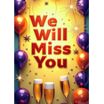 thumbnail image 4 of Teal Background Banner with Golden We Will Miss You Text Party Decoration with Balloons Fireworks Stars Ideal for Farewell Parties Photo Backdrops Celebrations Decor Events, 4 of 7