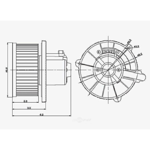 gpd Blower Motor 2311617