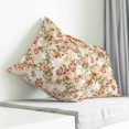 thumbnail image 3 of Pink Rose Fall Pillow Covers 24x24 Inch Decorative Throw Pillow Cover, Thanksgiving Vintage Pastoral Floral Sofa Pillowcases Accent Cushion Case Home Decor Bedroom Living Room, 3 of 6