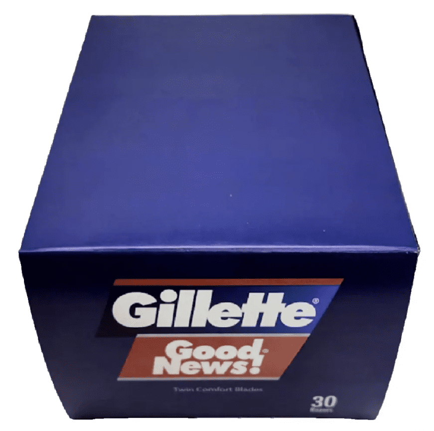 Good News Disposable Razors Twin Blade Box of 30 Razors Lubricating strip with Pivoting Head