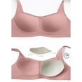 thumbnail image 4 of ManxiVoo Square Neck Strapless Bra For Full Bust Seamless Thin Cup Light Support Convertible Layering Top S Size Pink, 4 of 8