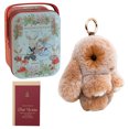 thumbnail image 1 of Lindo Llavero Conejito Peluche Encantador Cadena Llave Automóvil (caqui), 1 of 3