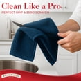 thumbnail image 6 of RIVERSIDE 12 Pack Cotton Bar Mop 16x19 Absorbent Kitchen Towels and Cleaning Cloths - Dark Blue, 6 of 8