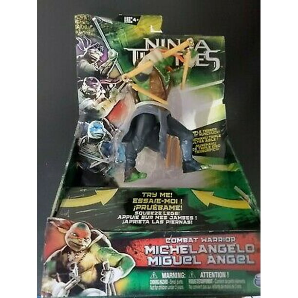 Teenage Mutant Ninja Turtle Movie Deluxe Combat Guerrier Michelangelo Figure