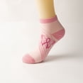 thumbnail image 2 of Womens Cancer Awareness Ribbon Socks Soft Comfortable Athletic Sport Socks Bulk Pack for Women Support Cause, 2 of 4