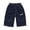 X1 Dark Blue, variant on Ticikt Boys' Cotton Denim Cargo Capri Shorts, Elastic Waist Multi-Pocket Summer Pants,Dark Blue,7-8 Years