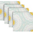 thumbnail image 4 of Coolnut Retro and Elegant Bohemia Cloth Napkins Set of 4, Durable Printed Washable Table Napkins for Valentines, Weddings, Dinners Parties Home Decor, 20 x 20 Inch Washcloth Gift, 4 of 7
