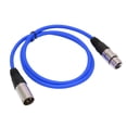 thumbnail image 4 of Cable de micrófono macho a hembra de 3 pines Cable adaptador de audio duradero para micrófonoAzul, 4 of 10