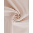 thumbnail image 6 of DARING DIVA Satin Pajama Short Sleeve Crew Neck Top Set M Beige, 6 of 6