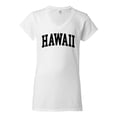 thumbnail image 2 of Wild Bobby State of Hawaii College Style Women Standard V-Neck Tee, 2 of 6