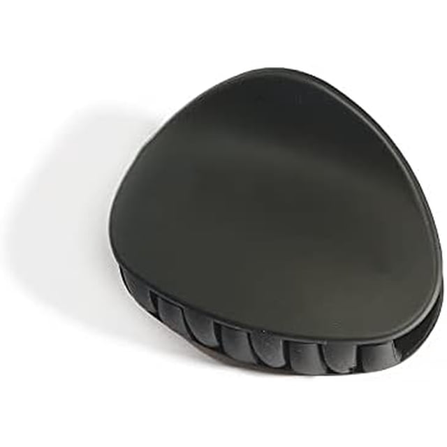Pinza para el pelo XINYU forma de plátano color caramelo diseño a presión negro 02