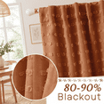 Rustic Retro Black Out Curta63 Inch Long For Bedroom Windows Room ...