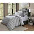 thumbnail image 4 of Michael Amini Albany 5-Piece Queen Cotton Linen Duvet Set in Gray, 4 of 4