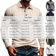 thumbnail image 4 of SeCaotees Men Long Sleeve Henley Polo Shirts Button Placket Striped Cuff Detail Muscle Fit Soft Knit For Leisure And Weekend Outing Tops Army Green,L, 4 of 8