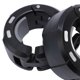 thumbnail image 3 of M Buder Abrazaderas Magnéticas para Barra de 50mm, Clips de Cuello de Bloqueo de Placa de Peso de Liberación Rápida para Entrenamiento de Levantamiento de Pesas, Par, Negro y Gris (18 cm / 7 in), 3 of 9