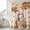 Orange, variant on Thanksgiving Truck Shower Curtain, Waterproof Shower Curtains for Bathroom, Autumn Maple Leaf Harvest Pumpkin Washable Fabric Bathtub Curtain Set Bath Decor with 12 Hooks Extra Long 72"x96"