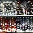 thumbnail image 4 of Pegatina electrostática de cristal para ventana navideña, copo de nieve de Papá Noel, pegatinas de pared de invierno, decoración del hogar de Feliz Navidad, calcomanía de Año Nuevo, 4 of 5