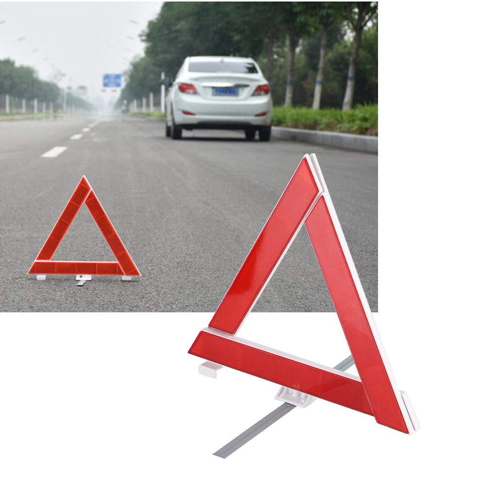 YLSHRF Triangle Warning Sign,Triangle Sign,Foldable Car Reflective ...