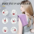 thumbnail image 4 of UNCN 1-Pack 44×13.5cm Lavender Purple Corduroy Microwave Heat Pad for Muscle Pain Relief & Relaxation, 4 of 7