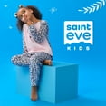 thumbnail image 5 of Saint Eve Kids Pajama Set, Soft Fleece Animal Print Long Sleeve PJs - Grey Cheetah, 5 of 5