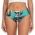 thumbnail image 1 of Balery Vintage Skull Beer Ropa Interior de Algodón para Mujer con Dibujo – Braguitas Cómodas y Elásticas, Estilo Clásico-Large, 1 of 6
