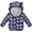 Navy, variant on Quealent Kids Boy Girl Winter Hooded Puffer Jackets Coats Light Weight Padded Outerwear Blue for Size 12-18 Months
