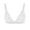 White, variant on Lolmot Sexy Lingerie for Women Floral Lace Scalloped Trim Bras Lace Mesh See-Through Lingerie