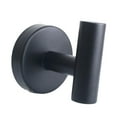 thumbnail image 2 of Colgador De Toallas De Baño Soledad De Acero Inoxidable Montado En Pared Negro, 2 of 8