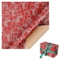 thumbnail image 1 of Craft Paper Wrapping Paper Holiday Decoration Multicolor Wrapping X Christmas Paper Cm Christmas Art Home Decor, 1 of 9