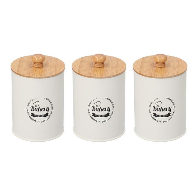 Canister,3pcs Tea Container Bamboo Coffee Storage Bottle Sugar Jar Unparalleled Experience
