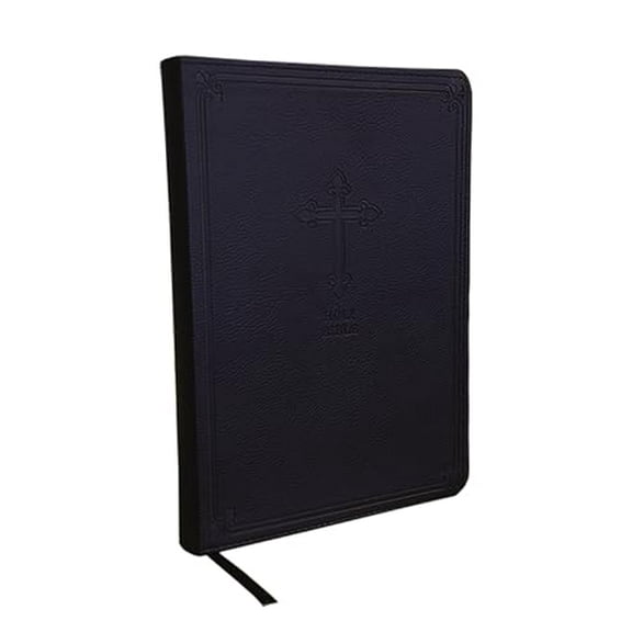 Pre-Owned KJV, Value Thinline Bible, Large Print, Leathersoft, Black, Red Letter Edition, Comfort Print: Holy Bible, King James Version Paperback