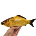 thumbnail image 3 of Chat Poisson Forme Chat Jouet Simulation Dents Broyage Petite Cataire Poupée Chaton Jouet, 3 of 8