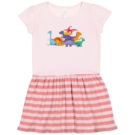 

Inktastic Cute Dinosaurs Gift Toddler Girl Dress