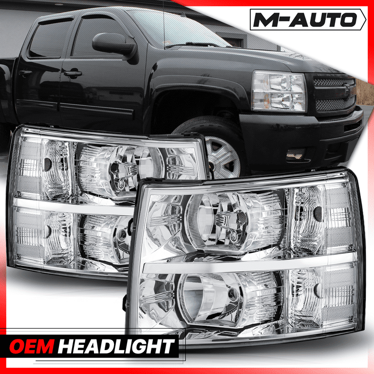 G-PLUS - Conjunto De Faros Delanteros, Copatible Con Chevy Silverado