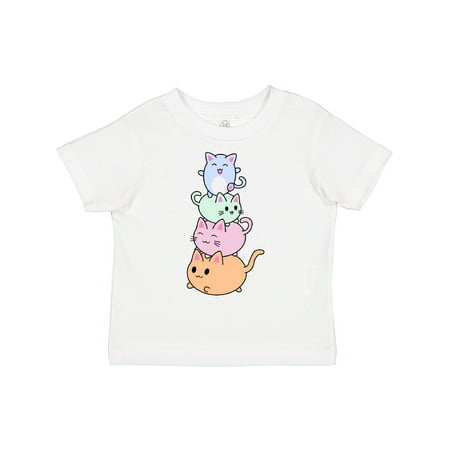 

Inktastic Kawaii Kitten Stack Gift Toddler Boy or Toddler Girl T-Shirt